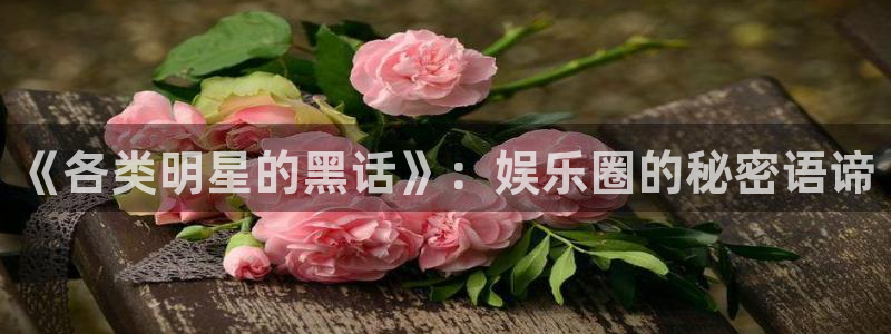 51cg今日吃瓜热门大瓜：《各类明星的黑话》：娱乐圈的秘密语谛