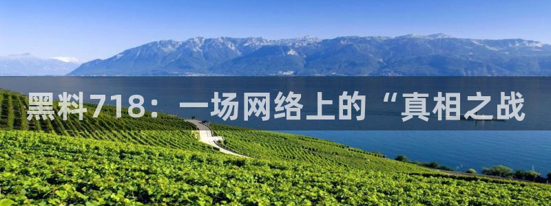 吃瓜电影:黑料718:一场网络上的“真相之战